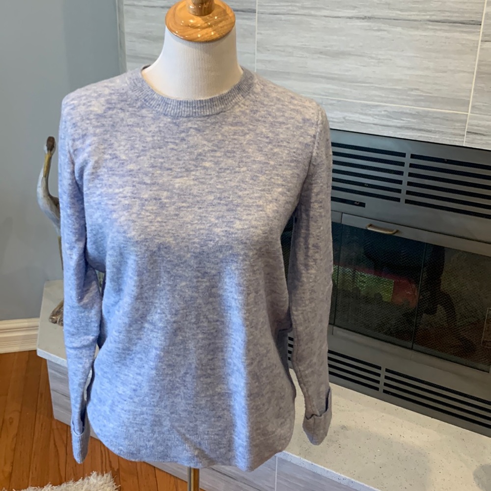 Banana Republic light blue wool blend sweater